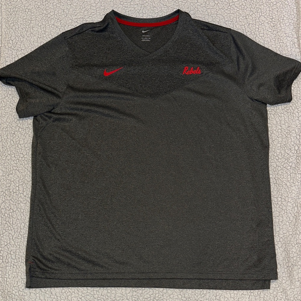 Ole Miss Nike Men's Dark Gray Tee